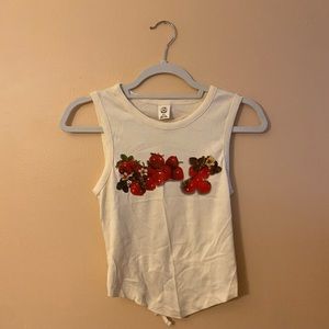Urban Outfitters Fruit Open Back Tank Top